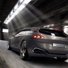 Le concept car Peugeot HX1 2011 vu de derrière